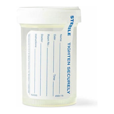 Medline Medline  Pneumatic Tube System Specimen Containers, Sterile Fluid Path, 3 oz., 400/Case DYND30362